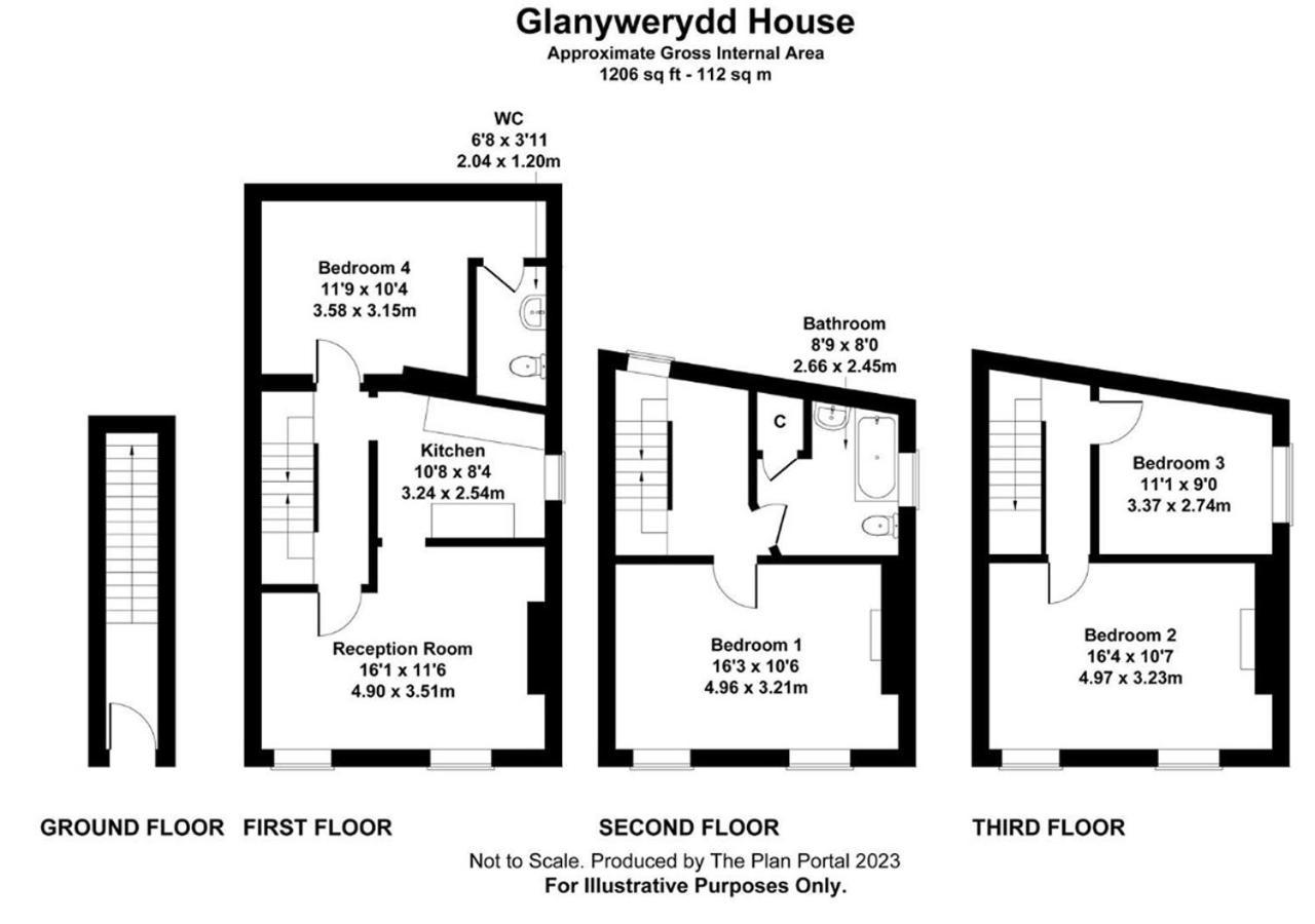 Luxury 4 Bedroom Seaside Apartment - Glan Y Werydd House บาร์มัธ ภายนอก รูปภาพ